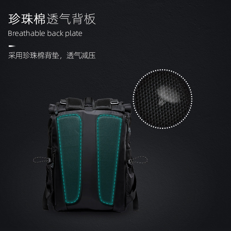 男士潮流战术旅行大容量运动男包 kce双肩背包