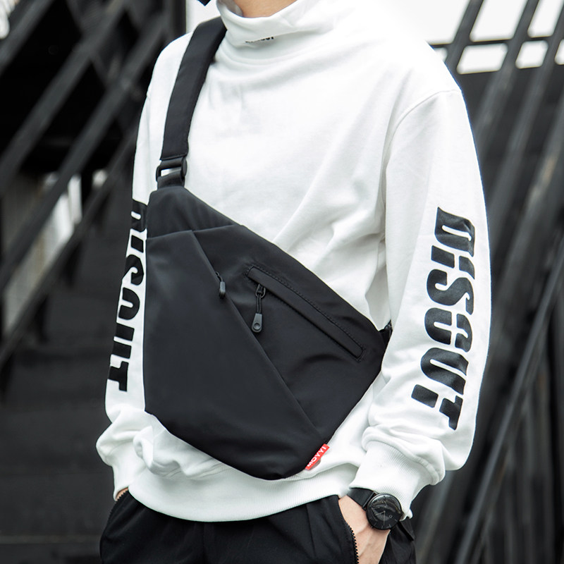 潮流枪包男士胸包单肩潮牌斜挎包 kce男士包袋