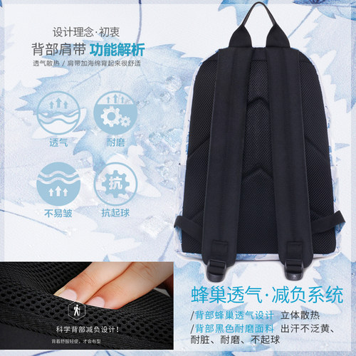 Forever cultivate简约双肩包女韩版 学院风书包女大学生背包百搭 - 图2