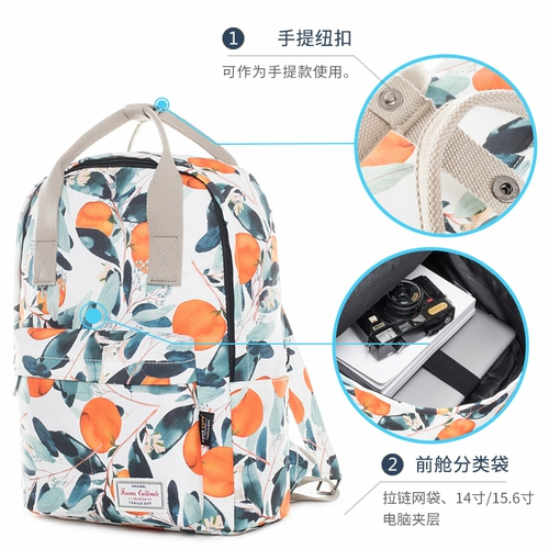 Forever cultivate Портативный ранец, сумка через плечо, универсальный рюкзак, в корейском стиле, для средней школы