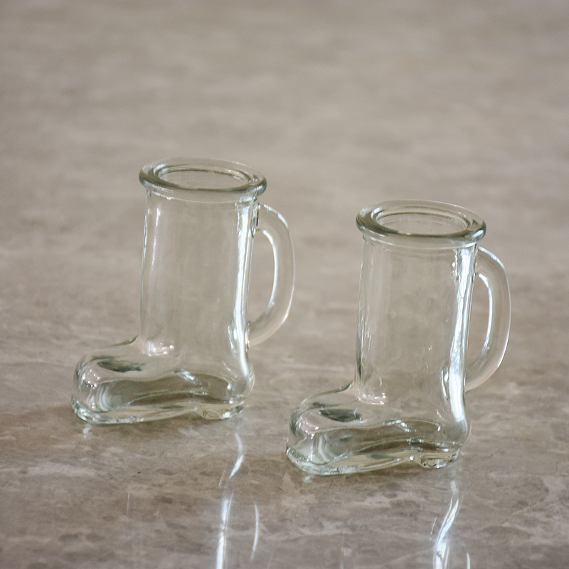 创意迷你靴子酒杯玻璃杯马靴杯鞋子小白酒杯糖果靴子杯个性小把杯 - 图2