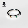 Entry-level natural colored gemstone ring with jewelry-grade texture
