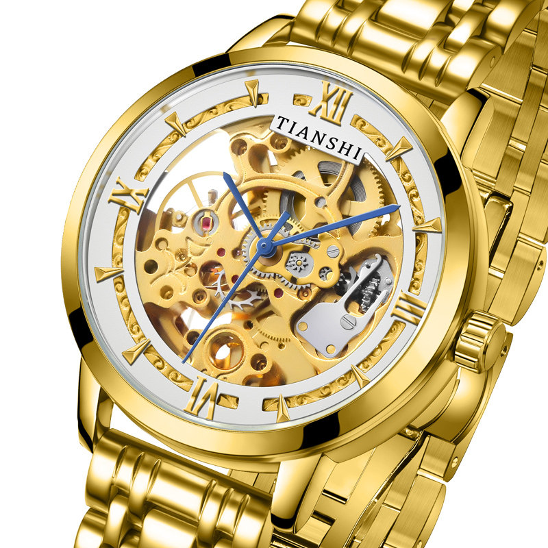 天诗星空潮虫洞概念全自动机械表 天诗国产腕表