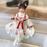Детское зимнее праздничнное флисовое платье для раннего возраста, подарок на день рождения, увеличенная толщина