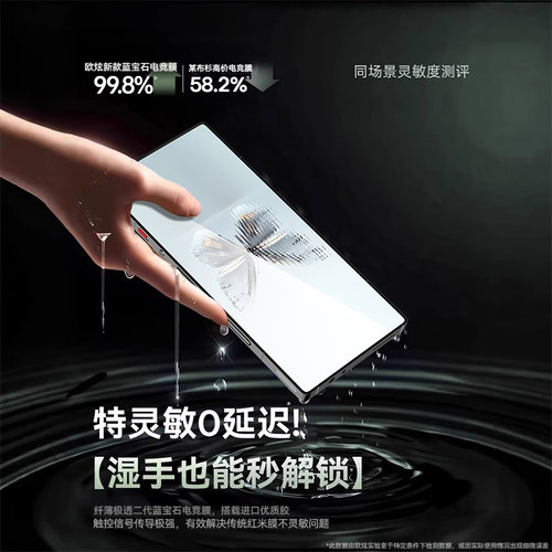欧炫适用于红魔9Pro钢化膜新款红魔11/10pro手机膜10air磨砂10pro+电竞8spro游戏努比亚蓝光nubia7sPro保护6r - 图1