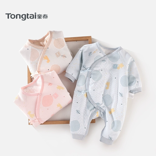 童泰 Комбинезон для новорожденных для младенца, демисезонная стеганая одежда для мальчика для девочек, удерживающее тепло боди