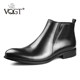 VQGT British fashion men's boots genuine leather boots