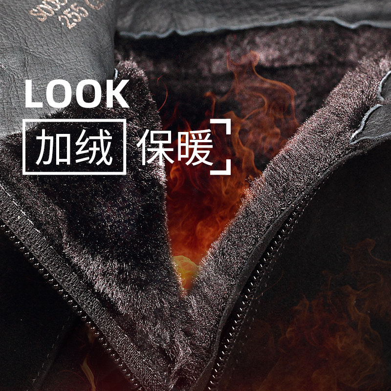 VQGT英伦男士高帮皮鞋真皮马丁靴尖头男短靴反绒男靴磨砂皮靴加绒,淘宝优惠券,粉丝福利购,淘宝优惠卷