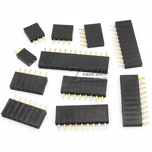 单排母双排母2.54mm排针母座排座针插座插针2.0 1/2/3/4/6/10-40P - 图0