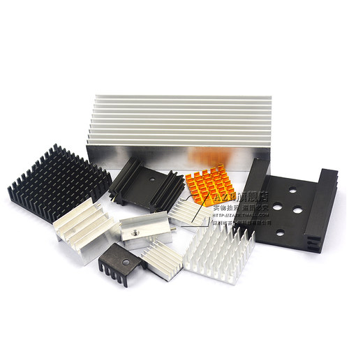 散热片路由CPU散热器散热块铝板型材铝鳍片合金固态硬盘m.2马甲m2 - 图3