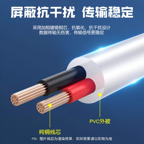 圆孔充电线 5V/9V/12V台灯圆头电源升压线 USB转DC5.5/3.5/2.5MM  USB转直流充电线 - 图3
