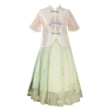 Летняя одежда, платье, ципао, летняя юбка на девочку, комплект, в западном стиле, китайский стиль