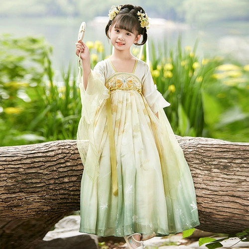 Ханьфу, летняя юбка, наряд маленькой принцессы, платье