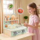 Children's simulated cooking multi-functional house toy