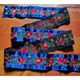 Blue ethnic edge embroidered clothing crafts belt
