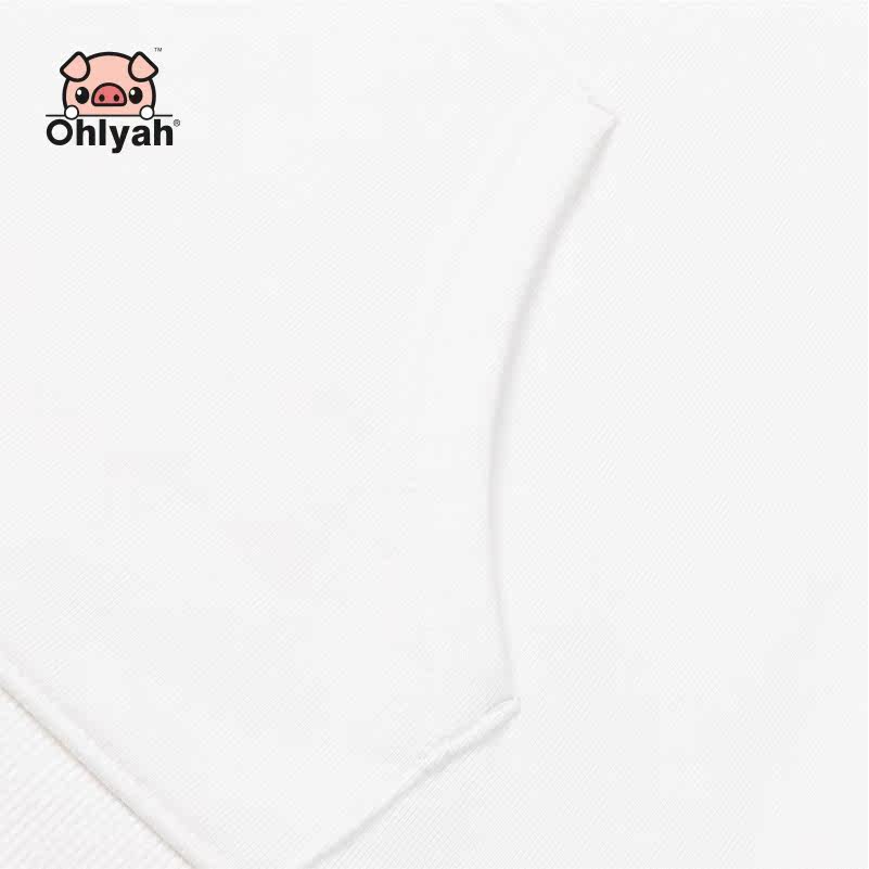 ohlyah女2019新款宽松韩版logo卫衣 ohlyah卫衣/绒衫