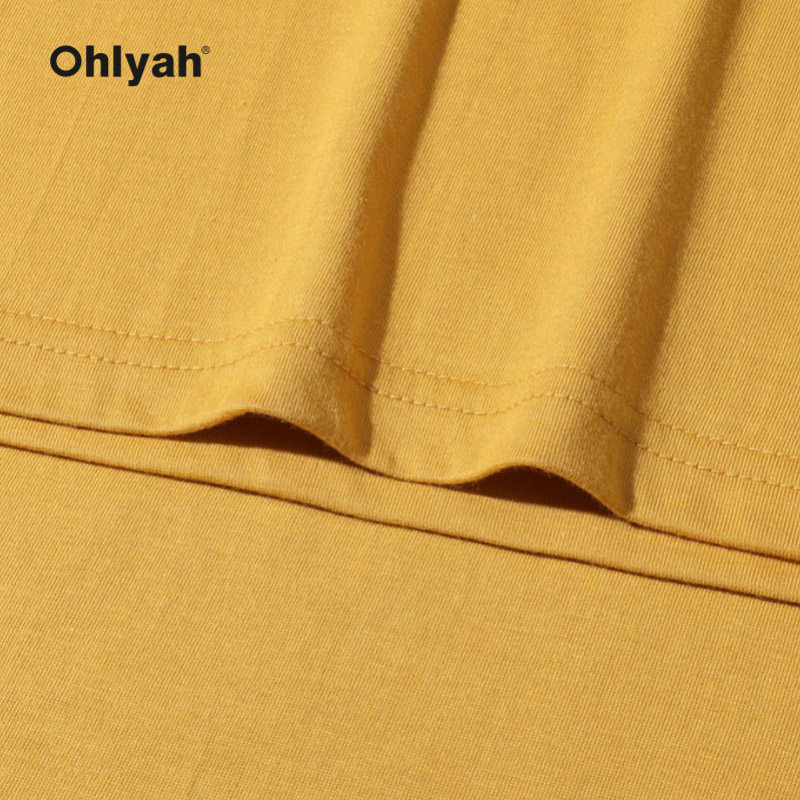 ohlyah大码情侣装夏装t恤男女纯棉 ohlyahT恤