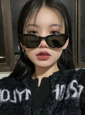 街拍墨镜猫眼高级感防紫外线男女