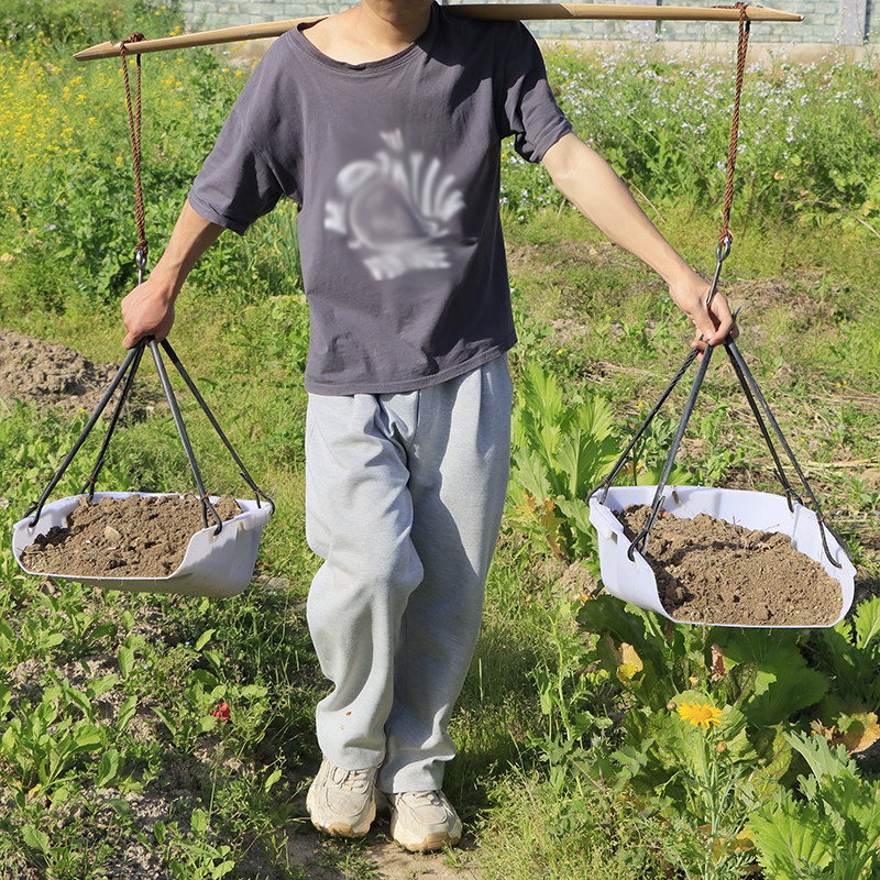 农用建筑工地簸箕挑土挑泥沙畚箕垃圾塑料撮箕橡胶粪箕斗工地箢箕 - 图2