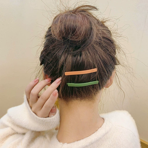 Шпильки для волос для взрослых, аксессуар для волос, челка, простой и элегантный дизайн, популярно в интернете