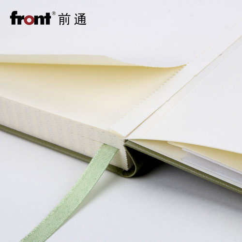 front前通D71硬面加厚学生记事本绷带松紧带彩色日记本笔记本手账本素描本精装本网格方格草稿本考研格子本 - 图2