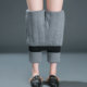 Winter thickened cashmere pants to keep feet warm large size