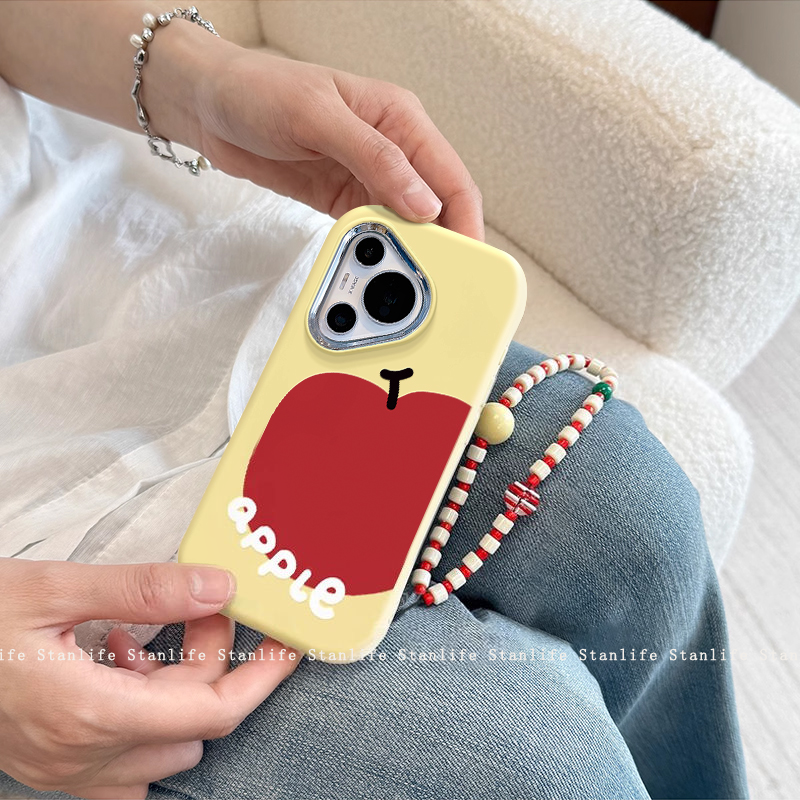 红色苹果适用小米15手机壳红米k80pro新款note14pro保护套k70/50至尊k60e小米13高级12/11女10青春一加ace5,淘宝优惠券,粉丝福利购,淘宝优惠卷