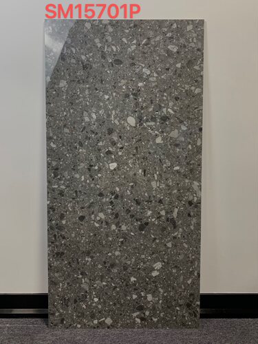 酒店客厅卧室750x1500亮光精雕水磨石地砖现代中式浴室洗手间墙砖 - 图0