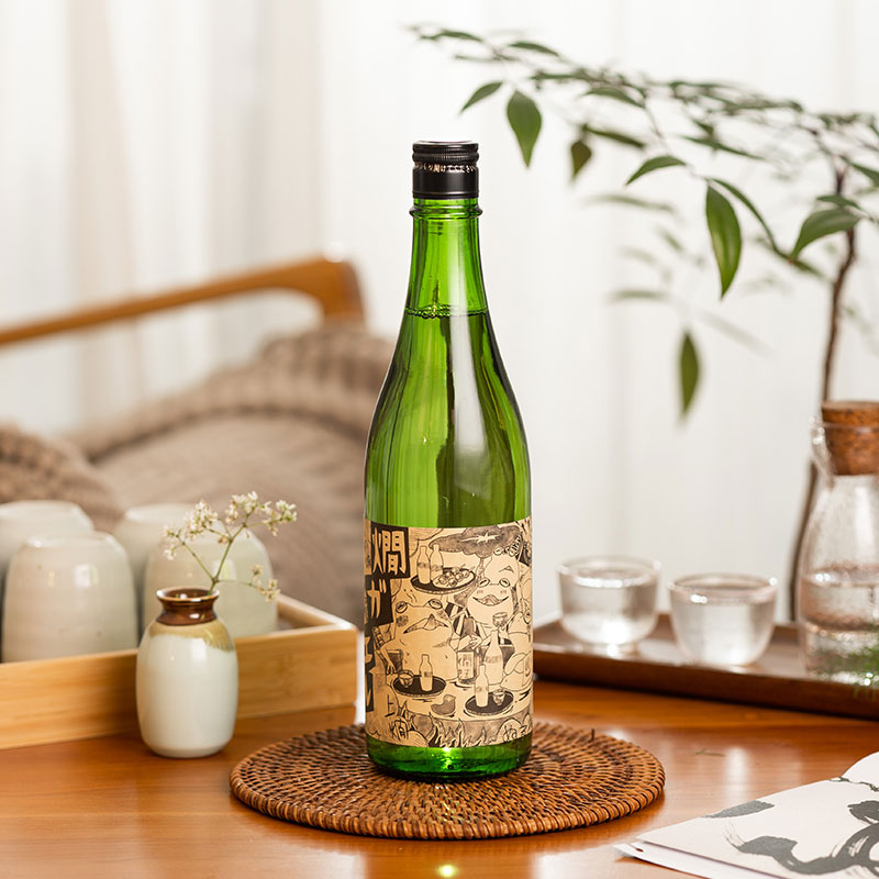 生原技艺 适合加热温饮 日本进口北岛烂青蛙如月ver纯米清酒720ml