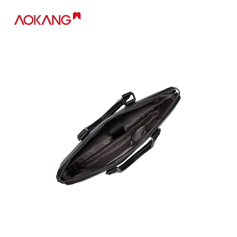 奥康真皮商务公文包休闲斜挎包 奥康箱包男士包袋