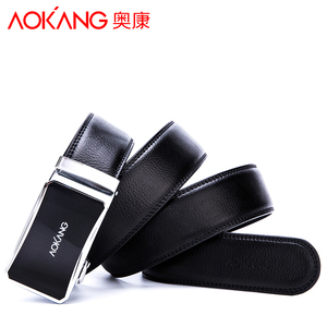 奥康男士自动扣头真皮皮带