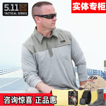 5 11 Shirt Quick Reaction Polo Shirt 72430 Spring Summer Speed Dry T-shirt Man Outdoor 511 Tactical Shirt Long Sleeve