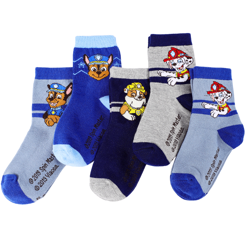 Children's socks Paw Paw Team pure cotton mid-length warm socks