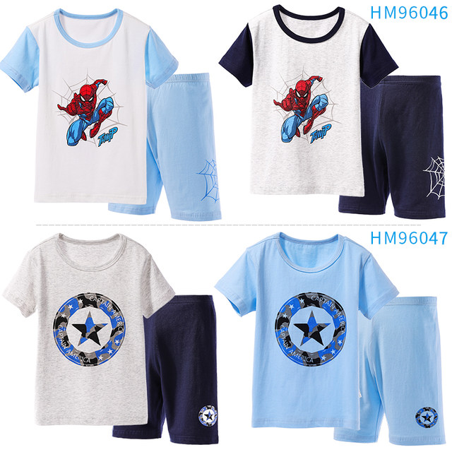 Disney pajamas pure cotton children's home clothes boys