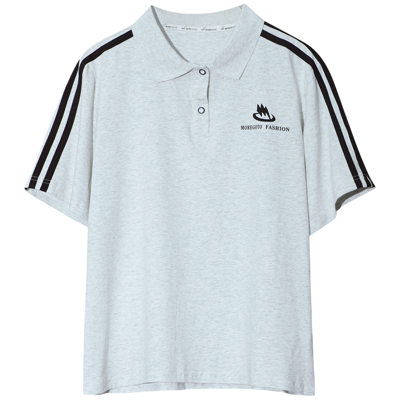 胖童短袖T恤男大童翻领上衣青少年大男孩凉感polo衫2024夏装新款 - 图3