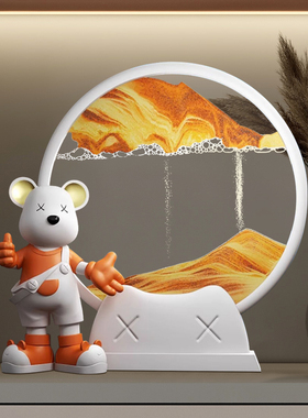 传统沙画装饰客厅摆件