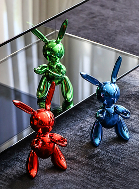 兔子美式风现代送朋友样板间摆件