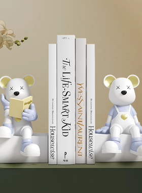 暴力熊爱心坐姿装饰客厅入户玄关电视柜酒柜书桌摆件乔迁开业礼品