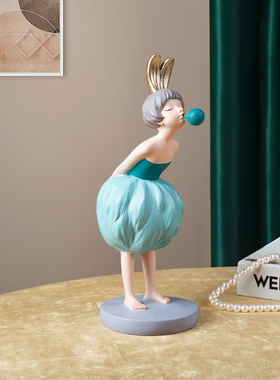 泡泡女孩送新人礼物装饰品轻奢风