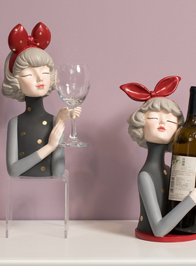 简约现代风乔迁新居酒柜装饰品