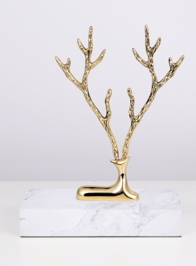 简约现代风电视柜轻奢大理石底座