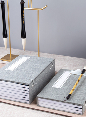 新中式风样板间书架桌面软装饰品