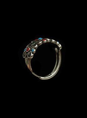 EnamelCloverRing复古戒指