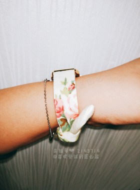 新款表带亲肤棉质百搭原创男女