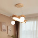 Suoyan Cartoon Children's Room Solid Wood Nordic Chandelier