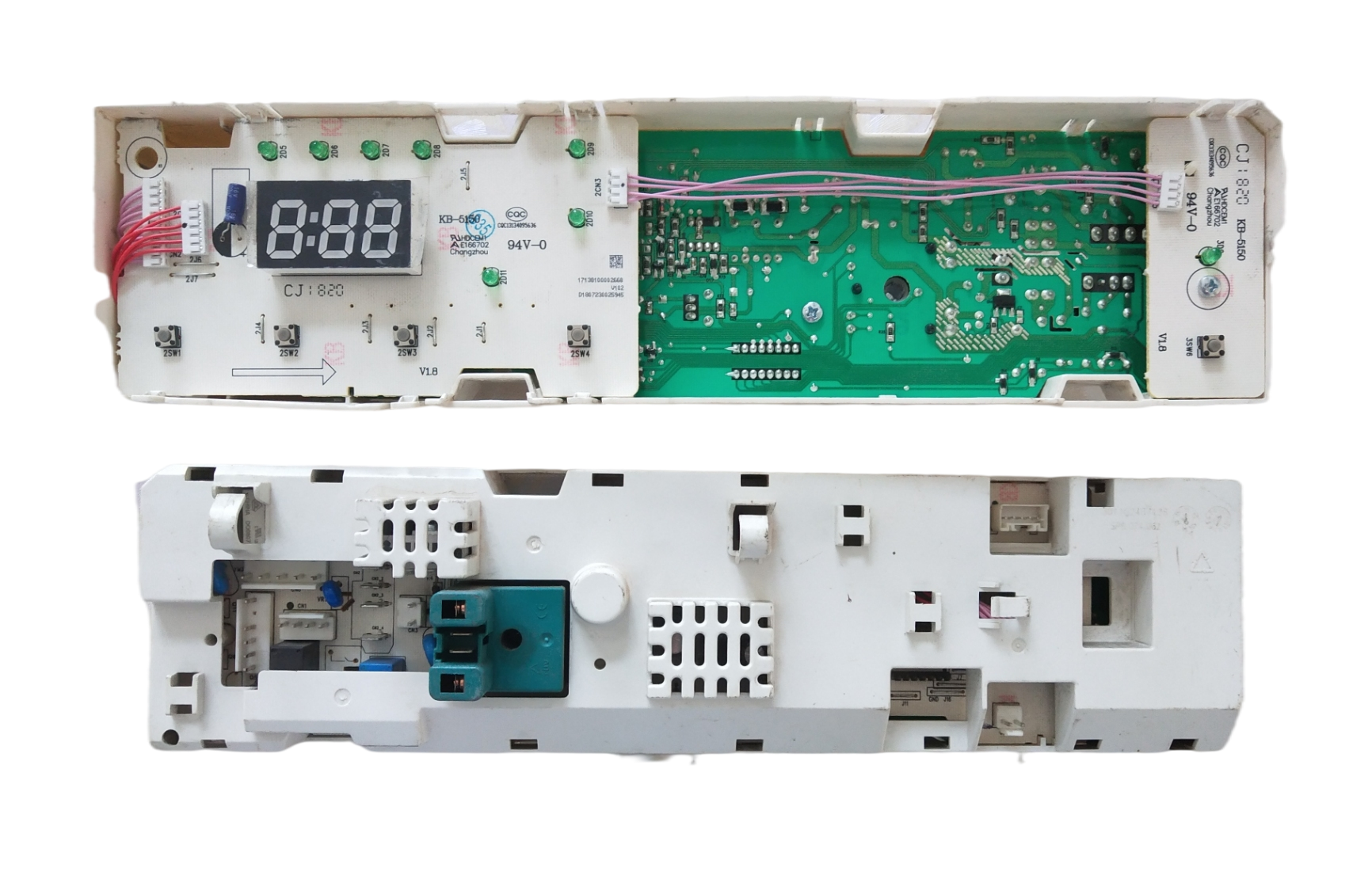 美的原装滚筒洗衣机电脑主板MG60/70-X1031E(S) Z1031E电路程控器 - 图3