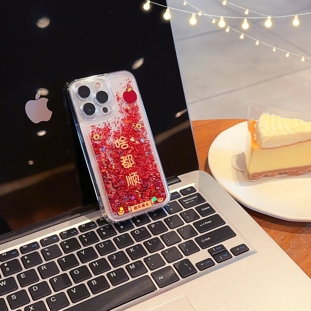啥都顺流沙壳适用苹果16手机壳iphone15/14Pro新款12/11promax华为mate70pro荣耀300女款Reno13新年S20小米15