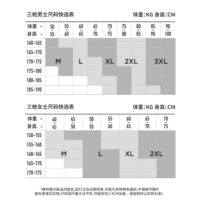 三枪2024年秋冬新款男女保暖内衣套装薄款小圆领弹力绒感秋衣秋裤