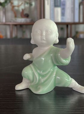 陶瓷摆件中式家居哥窑青瓷装饰品