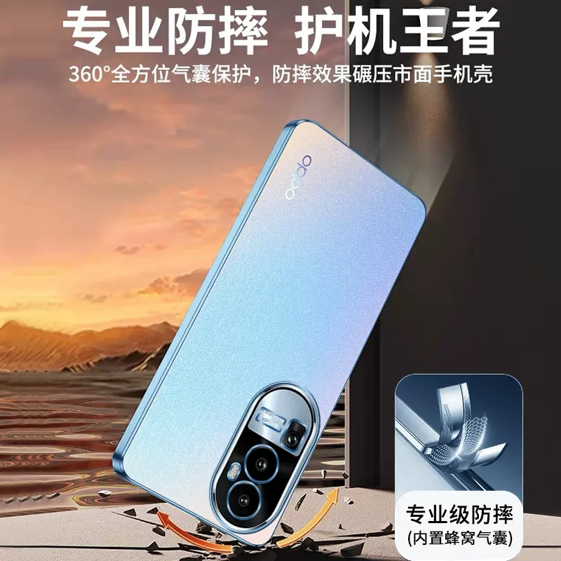 oppoReno10手机壳Reno10Pro镜头全包Reon10Por+防摔oppo全包opopreno1O保护套超薄透明opρo男5g女0ppo十0PP0 - 图2